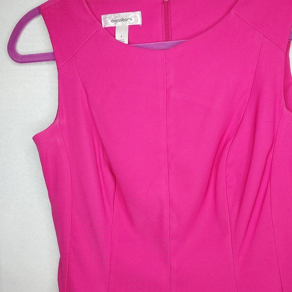 Dress Barn pink sleeveless dress. Size 4 - Picture 10 of 10